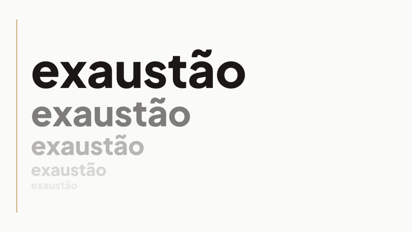 Exaustão